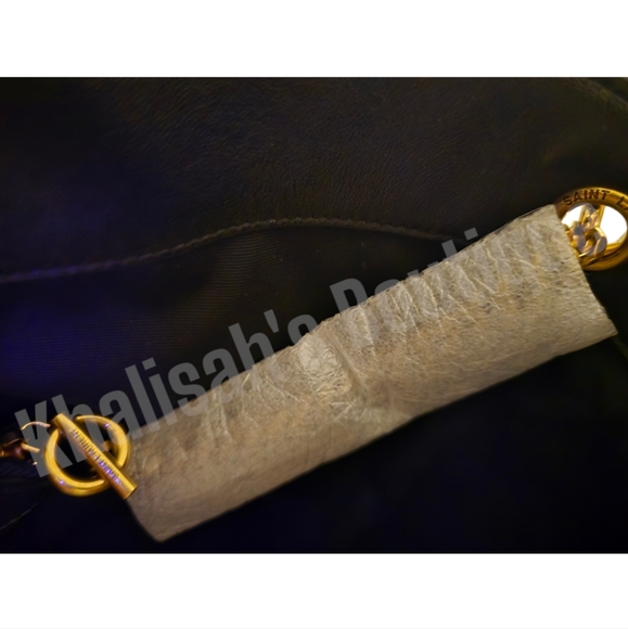 Brand New! YSL SAINT LAURENT ICARE MAXI SHOPPING BAG IN QUILTED LAMBSKIN BLACK - Picture 13 of 16